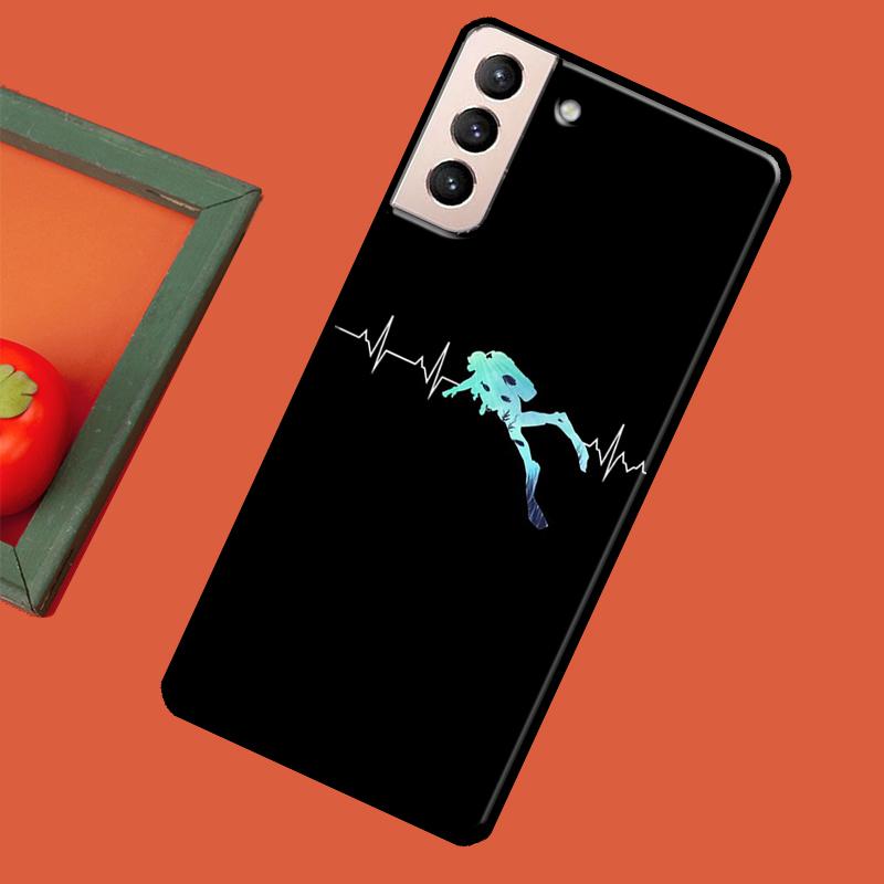 Scuba Diver Diving Phone Case For Samsung Galaxy S23 S20 FE S21 Ultra Note 10 S9 S10 Plus Note 20 S22 Ultra Cover