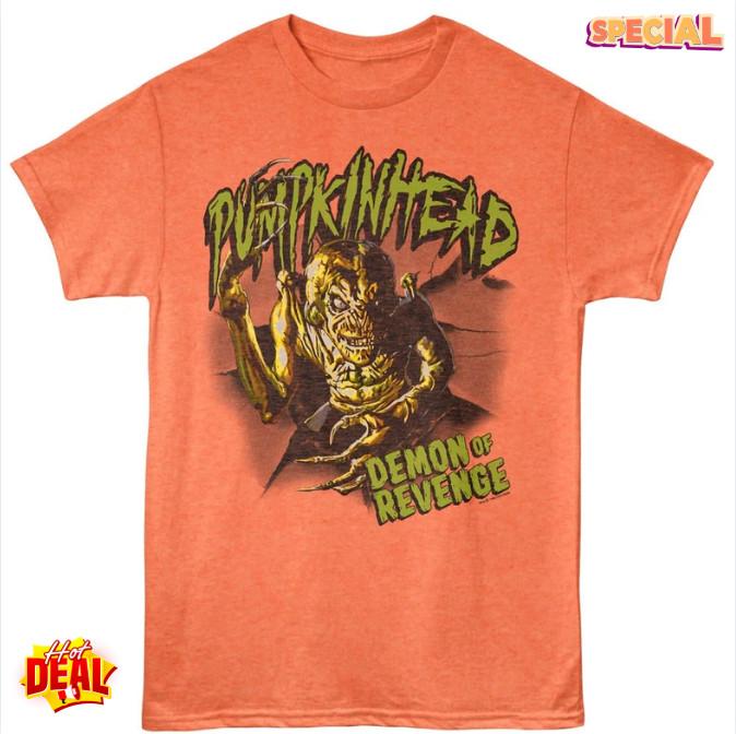 Pumpkinhead Scary Horror Movie Demon Of Revenge Breakthrough T Shirt, Reprint !! Unisex T-Shirt L