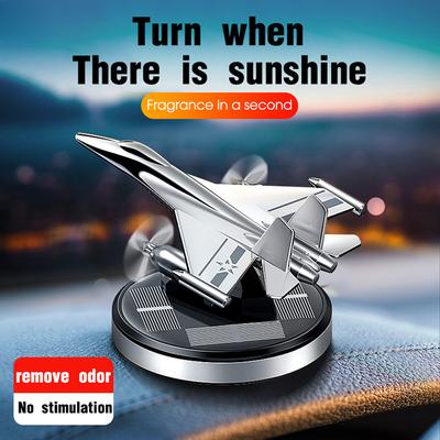 Auto-Lufterfrischer, Solar-Propeller-Kämpfer, Aromatherapie, Auto-Innendekoration, Zubehör, Auto, rotierendes Aromatherapie-Parfüm