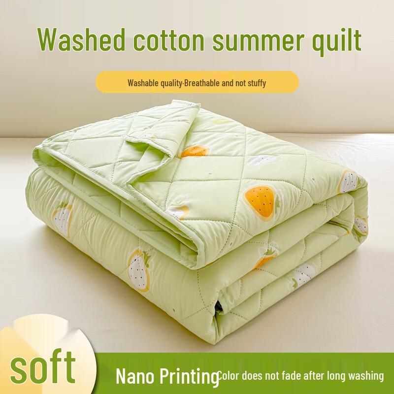 Mling Washed Cotton All-Season Cooling Quilt