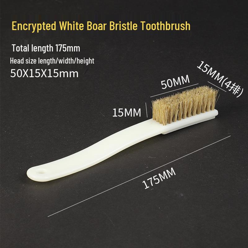 Plastová rukojeť Ocelový drátěný kartáč pro čištění Wenwan, King Kong Bodhi a ořechových předmětů s měděným drátem a kančími štětinami