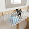 No Drill Space-Saving Shelf Hollow Door Bedroom Organizer Simple Bedside Hanging Basket  Bedroom