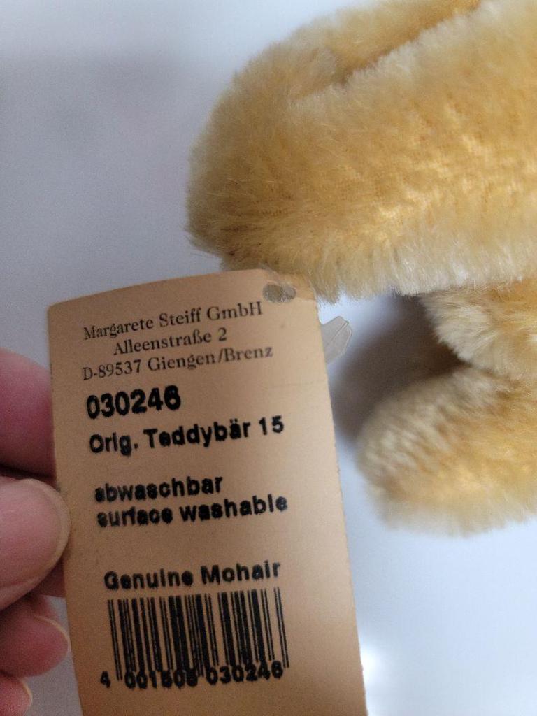 [USED] Steiff Original Teddy Bear 030246 Made in Germany