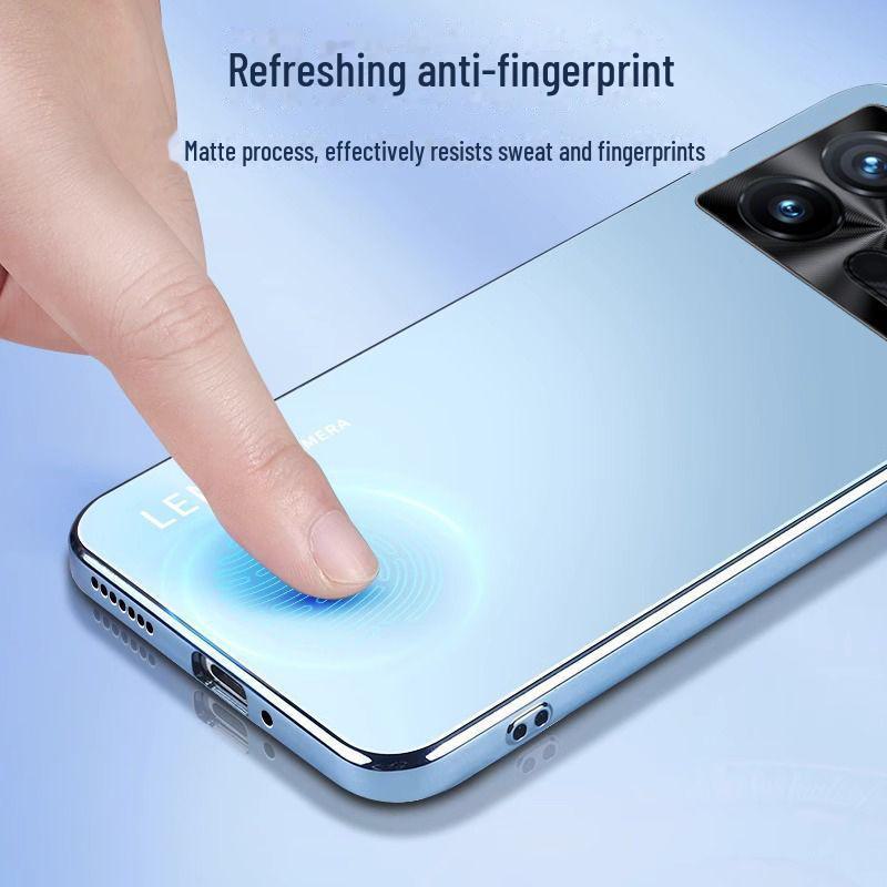 Ultra-Thin Frosted Business Case for iQOO Neo8/9S Pro – Electroplated, All-Inclusive Protection