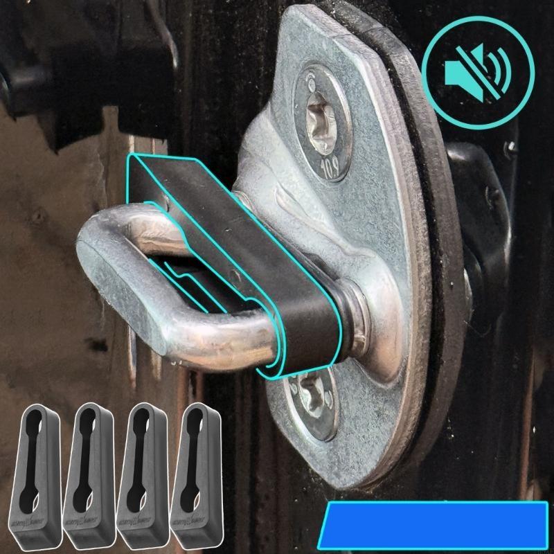 2025 New Car Door Lock Silencers Cushions Auto Lock Buffer Pads Soundproofing Door Lock Dampers Vehicle Accessories for Car