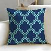 Moroccan Pattern Cushion Cover Soft & Easy-Wash Pillow Case – Versatile For Couch, Bed, Travel And Office