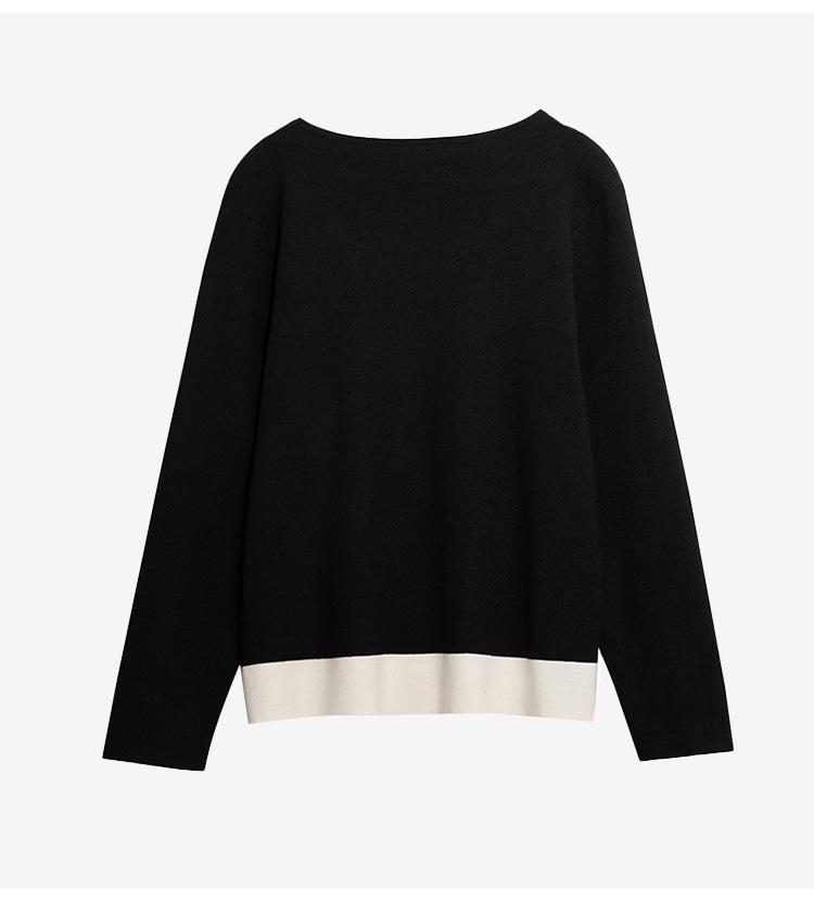 2025 Korean Style Plus Size Knit Sweater: Belly Concealing Autumn Winter Top for Women