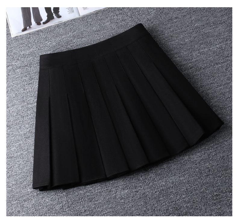 

Women s Black Pleated A-line High-Waisted Midi Skirt - Slimming Summer Gray Polyester Skirt for Students XL