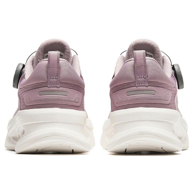 Anta Comfortable Round Toe Shock Absorbing Non-Slip Low-Top Lifestyle Shoes Women sneakers Purple 122417711-5