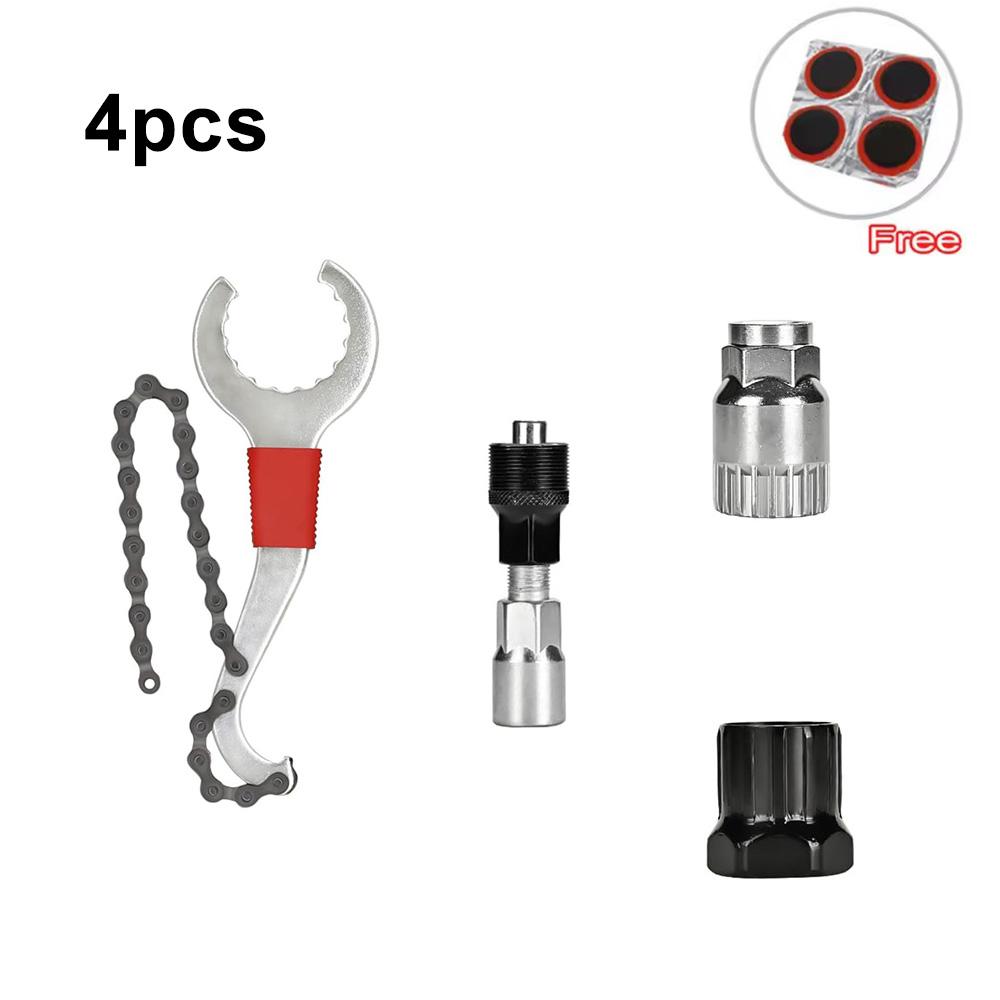 Bike Tool Kit Professional Bike Repair Tools with Cassette Remover Wrench Chain Breaker Cycling MTB Road Bike Maintenance Tool