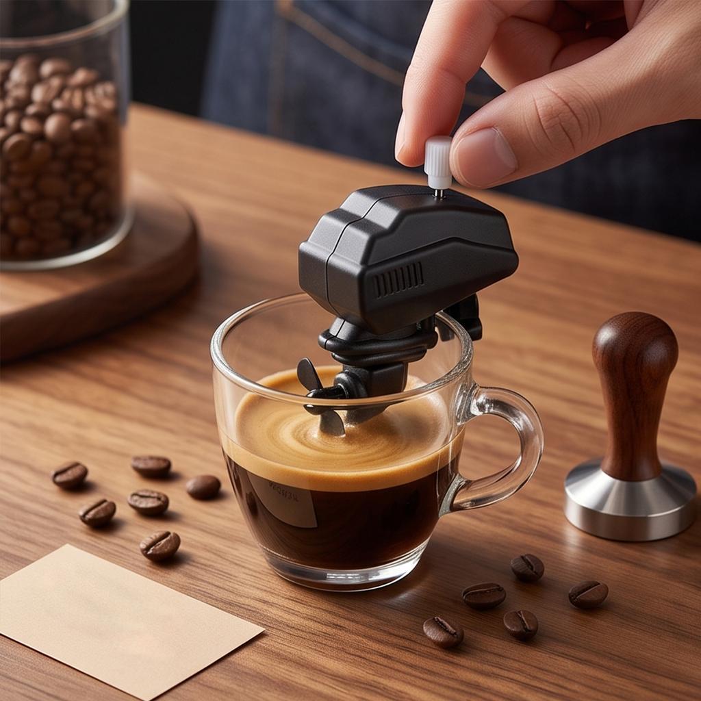10 Pcs Boat Motor Coffee Stirrer Wind Up Outboard Motor Coffee Mixer Marine Engine Coffees Mixer for Coffee Milk Tea and Juice