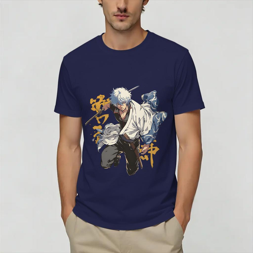 GGintamas T Shirt Unisex Cotton Amazing TShirt Round Neck Tees Short Sleeve Clothing Printed