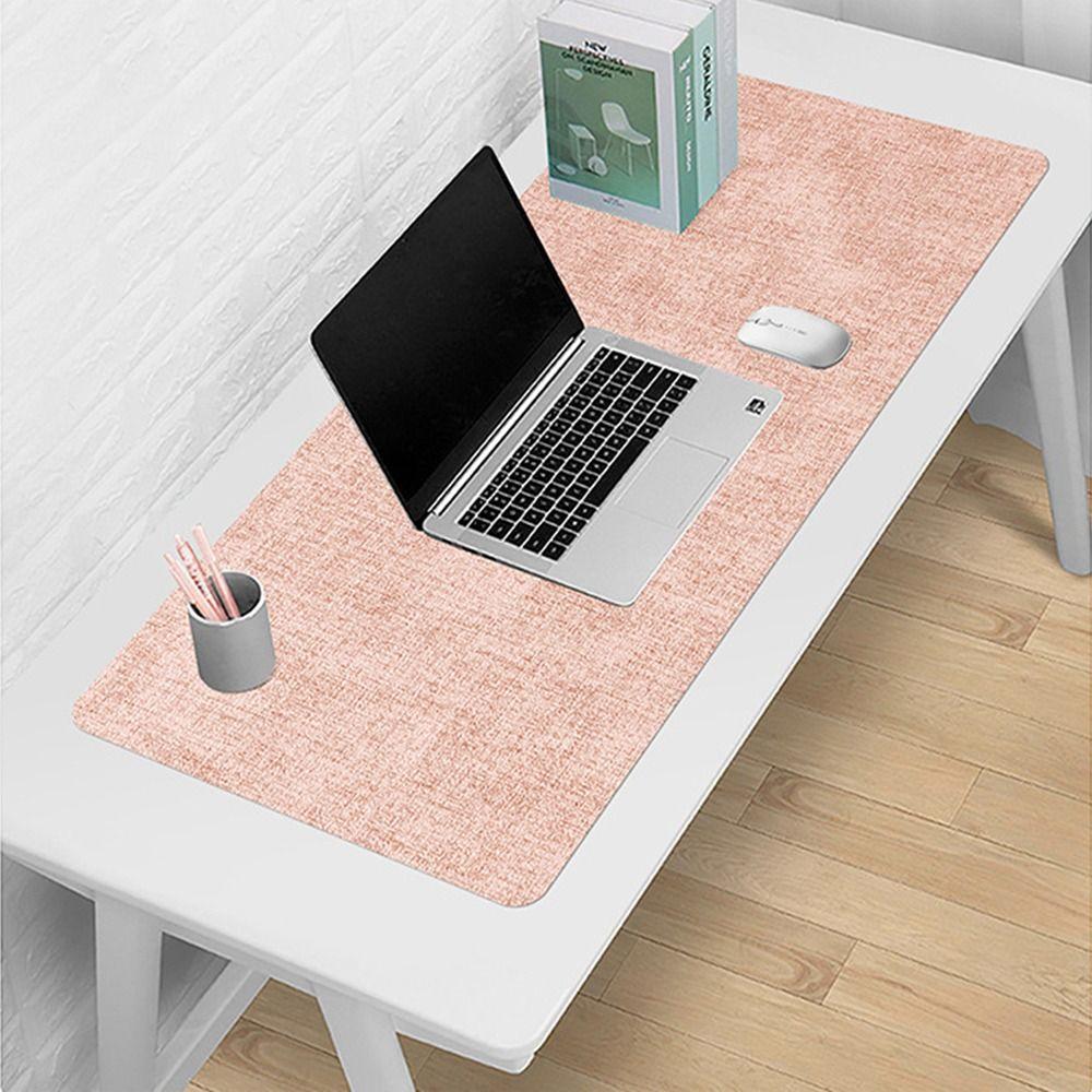 Extra Large Mouse Mat Leather Keyboard Mice Mat Durable Table Mat Home Office
