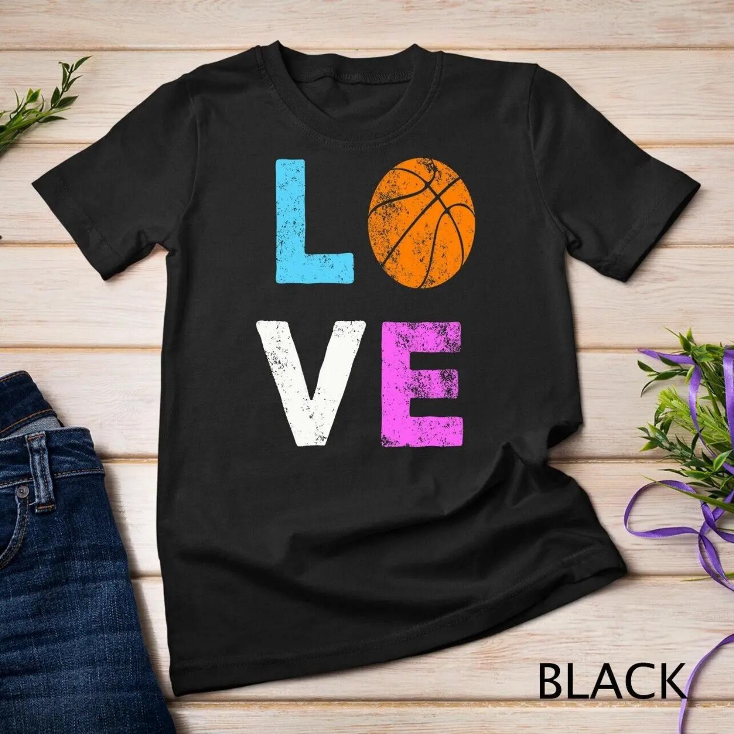 Love Basketball Team Fan T Shirt S