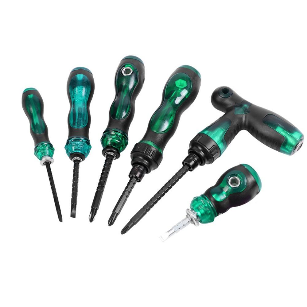 Slotted/Cross Screw Driver Steel Ratchet Screwdriver New Telescopic Screwdriver Home