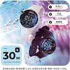 PINDOWS Women's Digital Sports Watch 30m Water Resistant LED Backlight 3 Alarms Stopwatch Countdown Timer