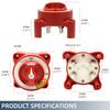 Blue Sea Systems - 32V 350 Amp E-Series Waterproof Ignition Protected Marine Boat Dual Battery Isolator Switches