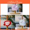 Soft Moon Plush Toy With Heart Charm For Ladies And Gents Key Holder