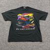 Y2K 2000 Jerzees NHRA Racing Firebird Drag Racing Graphic Black T-Shirt SIze XL Unisex T-Shirt