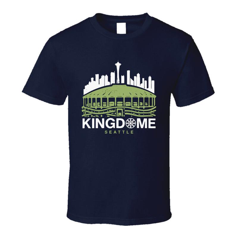Kingdome Seattle Retro T Shirt S разноцветный