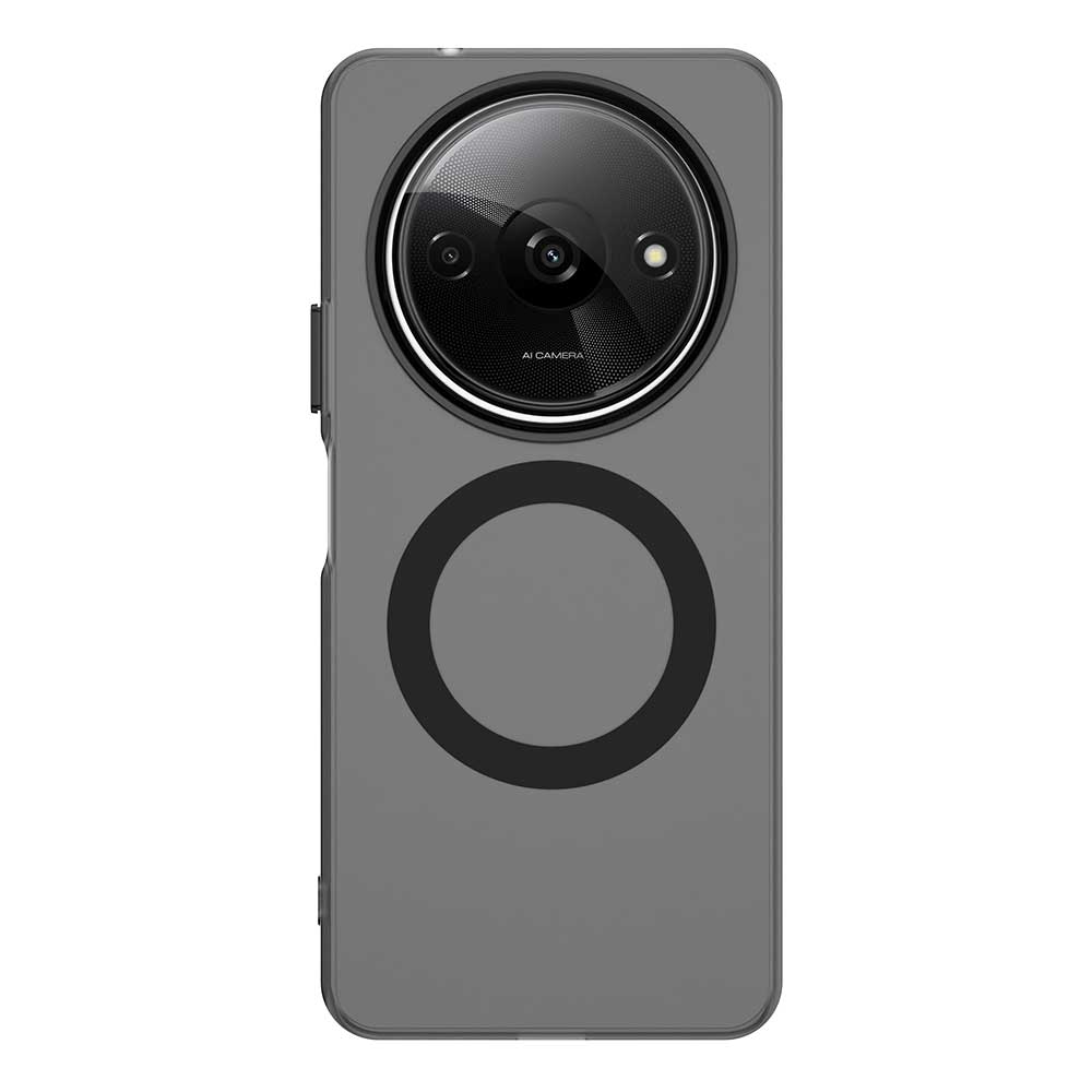 Magsafe Matte Phone Case For Xiaomi Redmi A3 Magnetic Wireless Charging For Xiaomi Redmi A3x Shockproof Back Cover