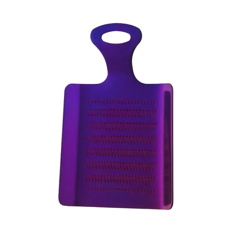 NEW 1PC Ginger Grater Wasabi Grater Crusher Stainless Steel Garlic Grinder Kitchen Fruit Presser Vegetables Ginger Grinding Tool