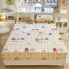 100%Cotton Fitted Bed Sheet Flower Printed Bed Sheet Set Single/Queen/King Pure Cotton Mattress Cover Protector Fitted Sheet