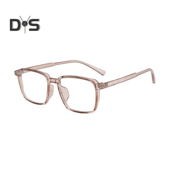 Brýle s blokováním modrého světla Unisex retro velký čtvercový rám Čirý výhled Silný pant Ochrana očí Čiré brýle s modrým světlem Brýle Brýle