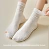 Women's Wool Thickened Heat-retaining and Warm Mid-calf Socks with Stretch and No Bones, Made of Mulberry Silk.