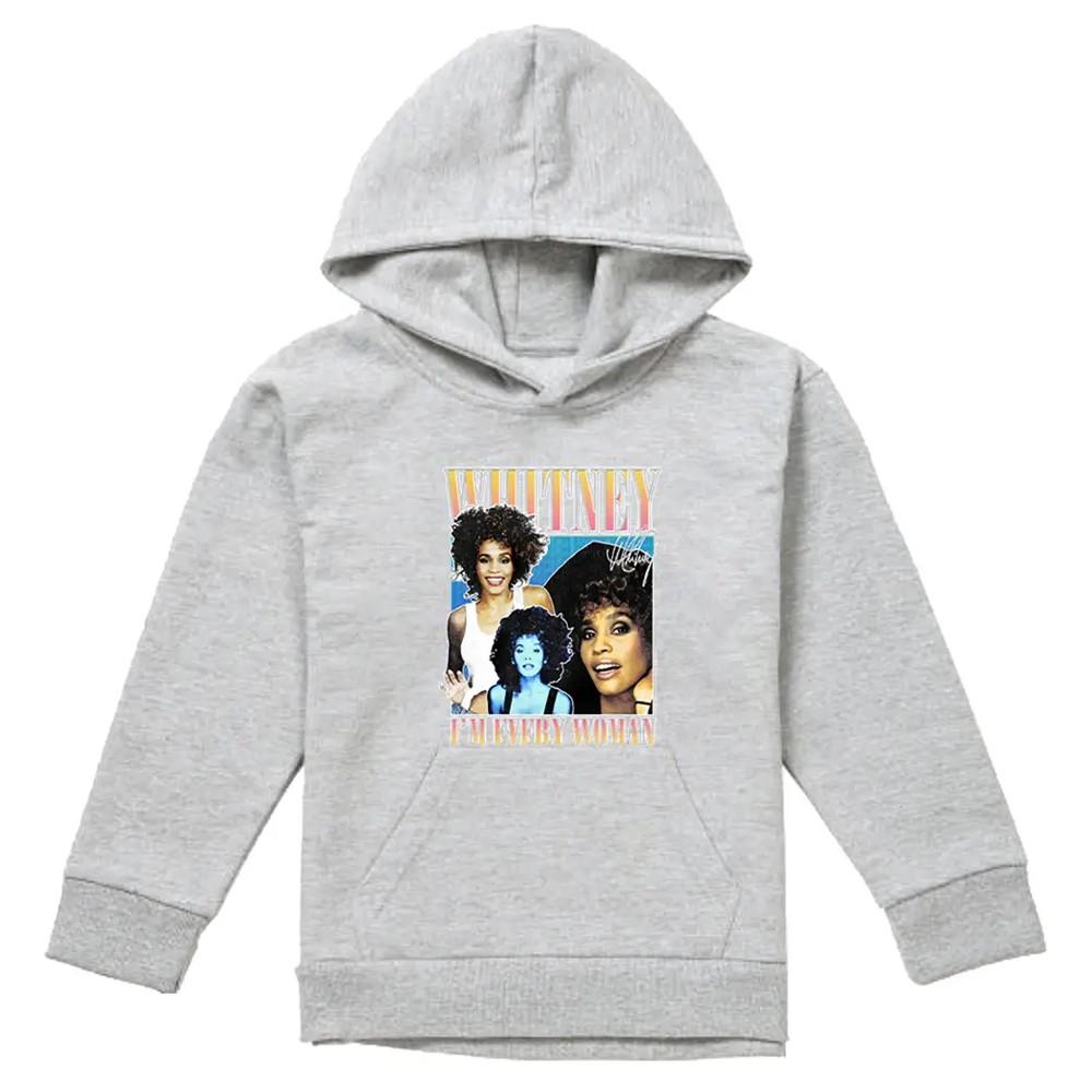 Whitney Houston Childrens/Kids Every Woman Pullover Hoodie