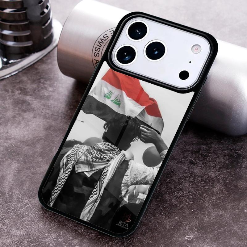 Iraq Flag Phone Case for iPhone 17 16 15 Pro Max Air 14 13 12 11 Plus Shockproof Cover