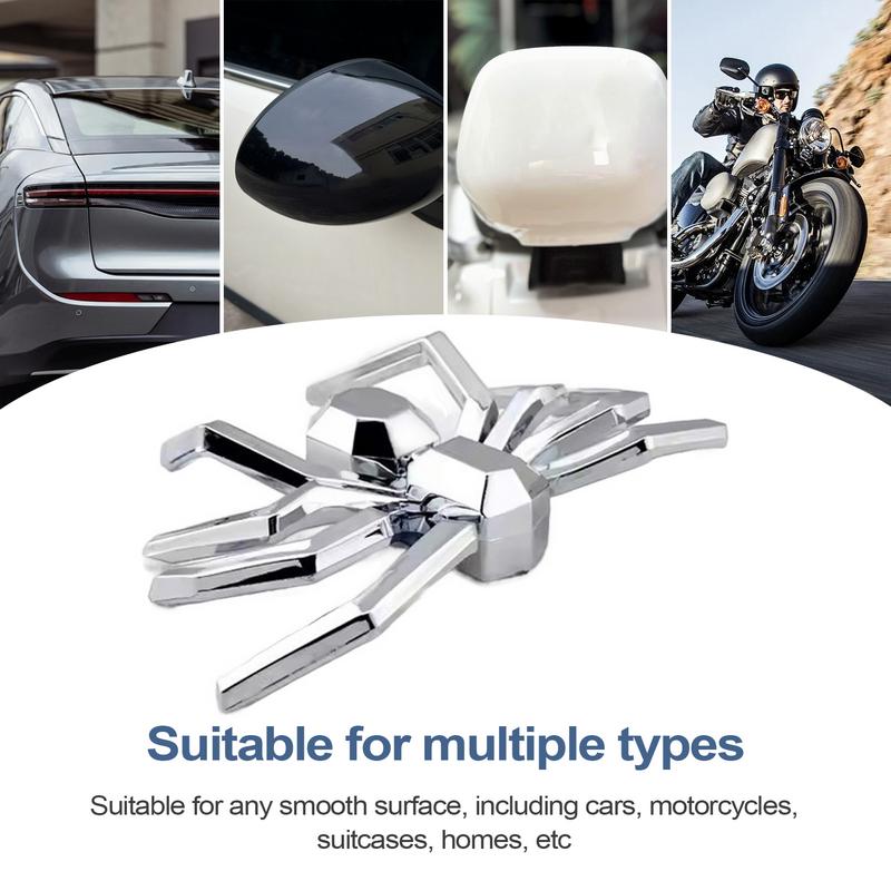 3D Spider Emblem 3D Rear Door Badges Sticker Automotive Decals Auto Badges Decorative Decal Sticker for Window Car Truck Scooter