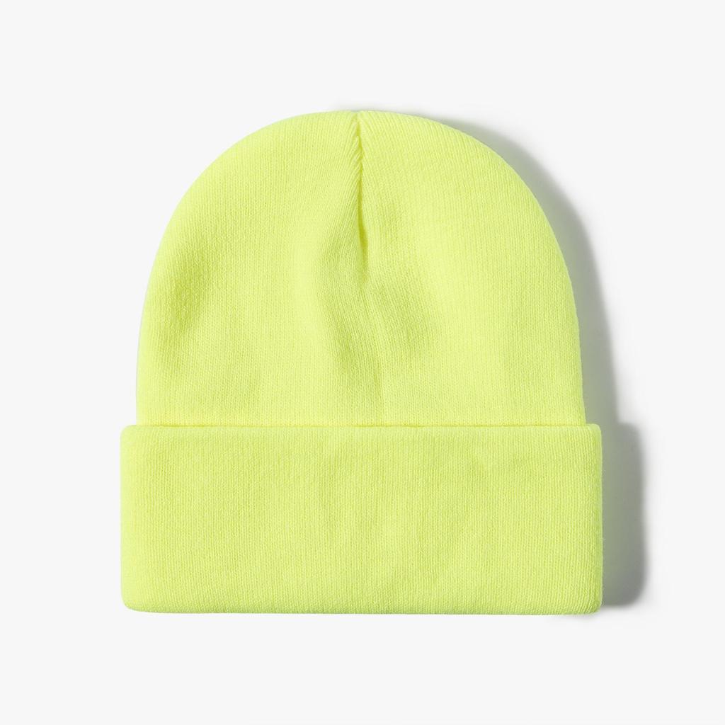 Unisex Korean-Style Embroidered Wool Beanie for Autumn/Winter – Slimming Look, Ideal for Outdoor Activities