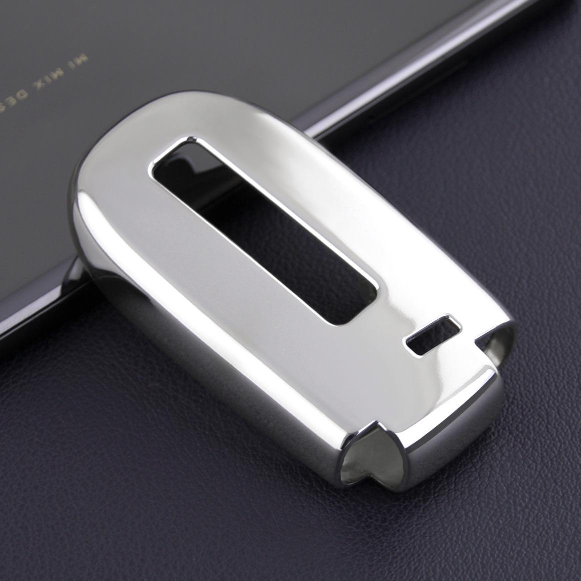 

Чехол для ключа Jeep Grand Cherokee & Dodge - Защитная оболочка для Fiat 500X Single key shell серебряный