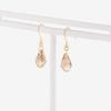 ESTELLE [Official] [Web Exclusive] Women's Hook Earrings, 10K Yellow Gold with Crystal, 0202-3087-0019-0000