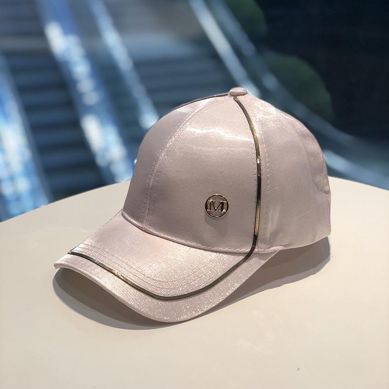 Rimiut Gold Border Shining M Women Men Baseball Caps Causal Black White Pink Classic Women Hat Hiphop şapka Caps for Men