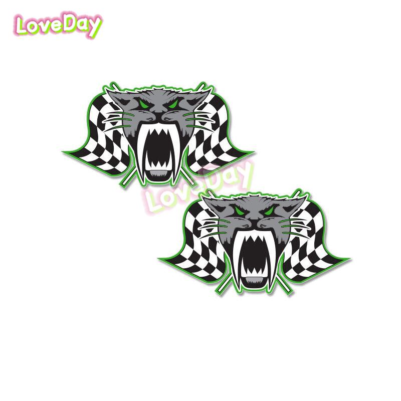Arctic Cat Logo Aufkleber Bad Kitty Vinyl Autoaufkleber Schneemobil Ski Anhänger Motorrad Aufkleber Sport Racing Zubehör Aufkleber