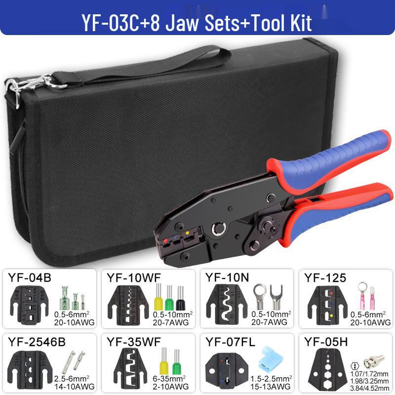 YF Series Cold Press Terminal Crimping Pliers for Copper Lug and Plug Terminal