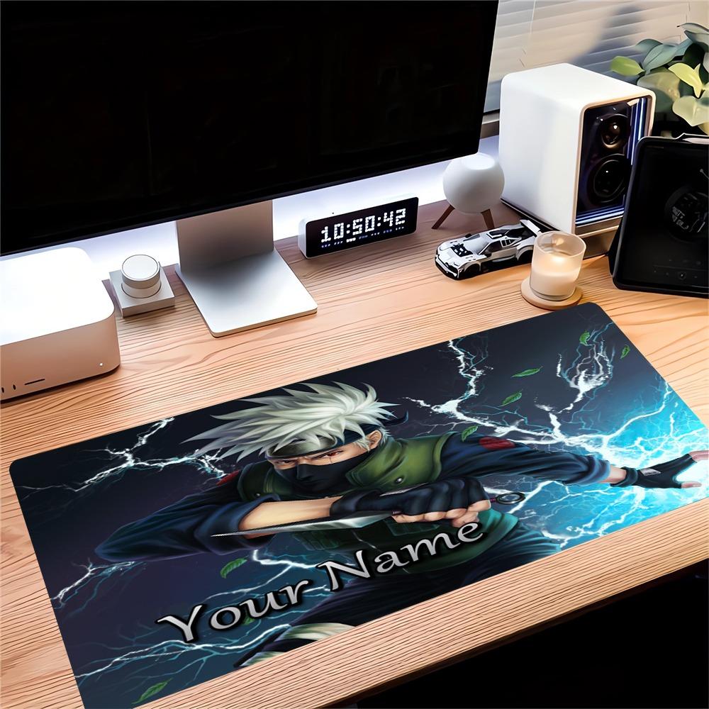 Custom Warrior Pose Large Gaming Mouse Pad Nonslip Rubber Base Waterproof Desk Mat For Office Pc Laptop