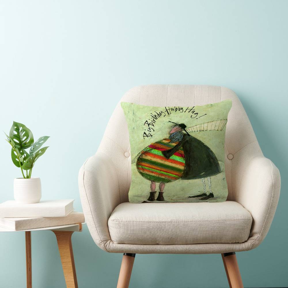 Sam Toft Art Decorative Room Aesthetics Pillow Case Home Decor Bedroom Sofa Bed Couch Pillow Cover 45X45