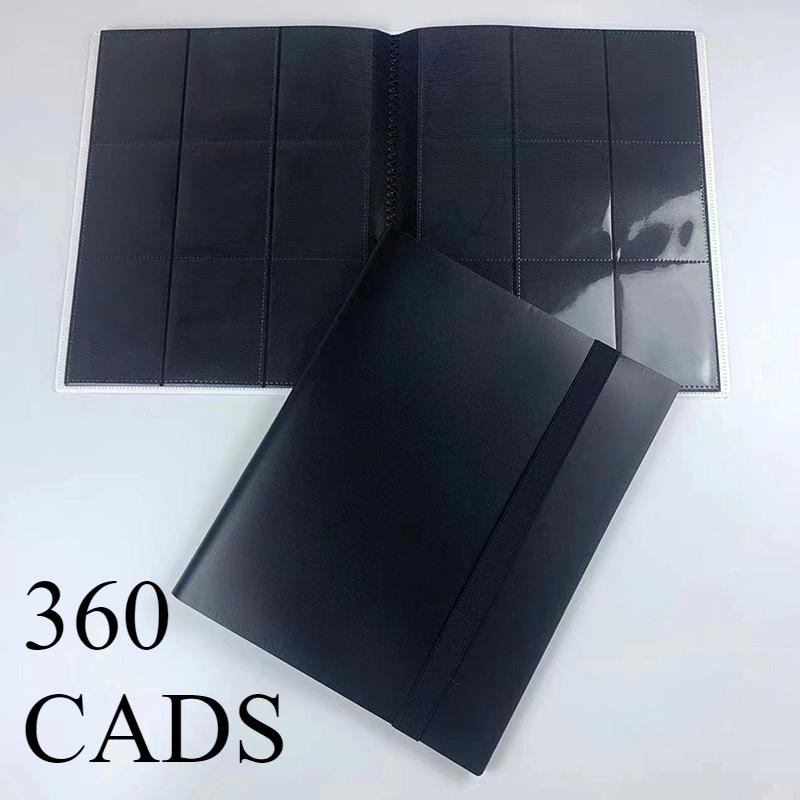 

Книга для игровых карт Покемон с девятью ячейками, книга для коллекции звездных карт, полипропиленовый пакет для хранения карт, книга для коллекции карт, рождественские подарки, наполнение для чулка чёрный