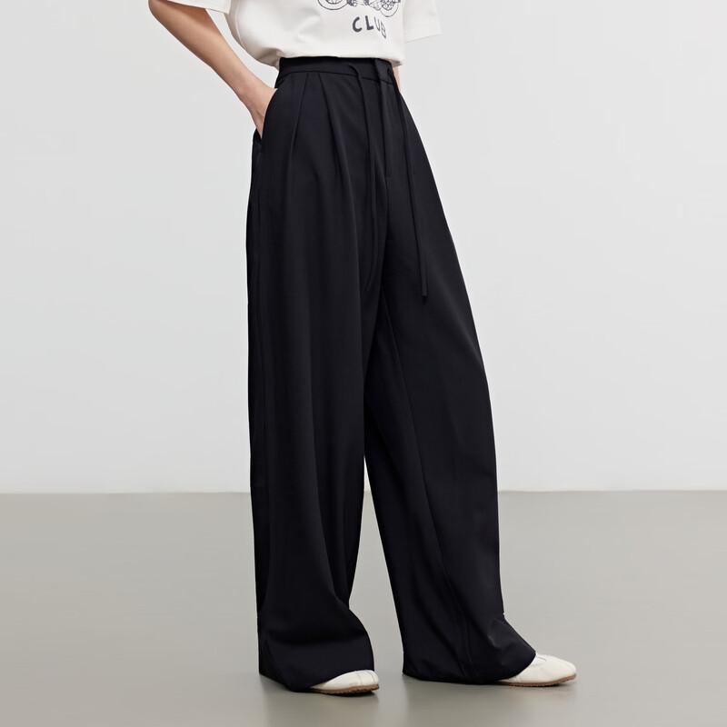 Elva' Island Women's Summer Retro Casual Straight-Leg Pants