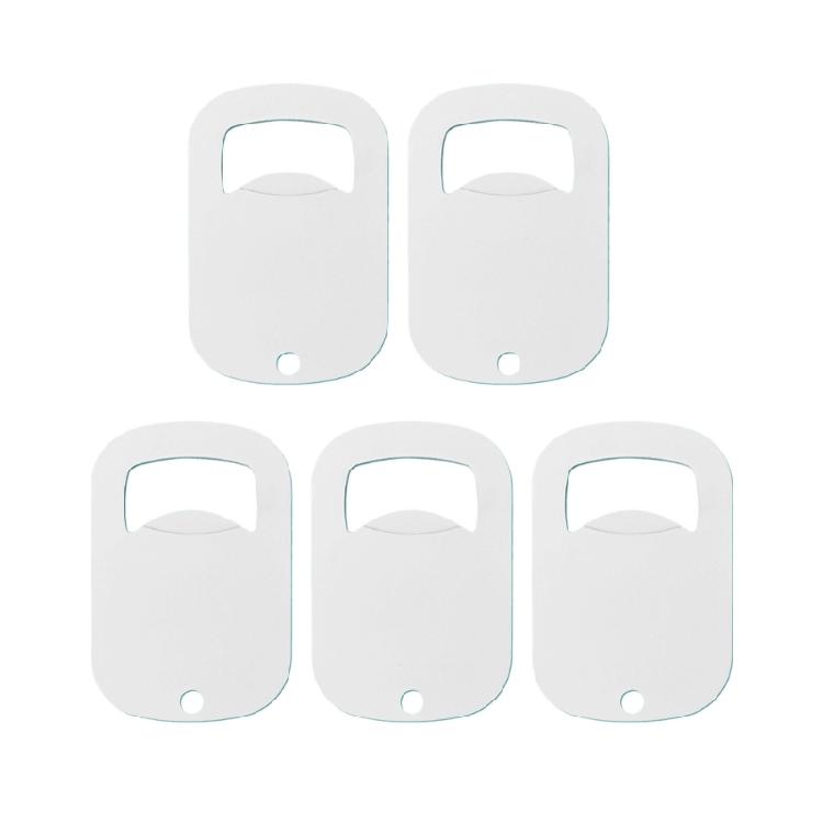 5Pcs Heat Transfer Bottle Openers Customizable Beverage Opener Sublimation Blank Can Opener Multifunctional Kitchen Tool