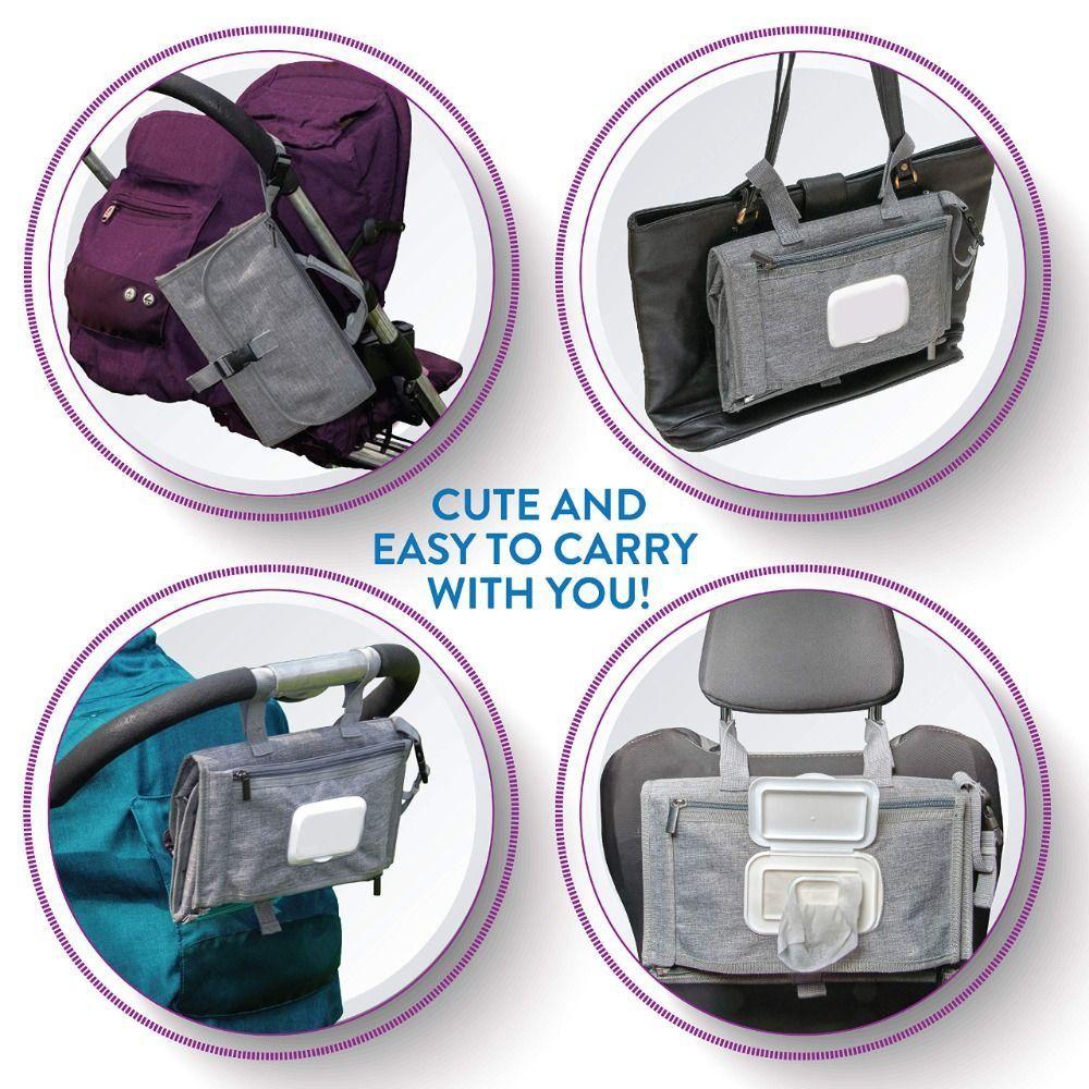 Padded Head Support Diaper Changer Travel Bag Infant Travel Station Kit Infant Care
