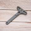 Watch Opener Two Feet T shape Watch Back Case Opener Watch Repairing Tool(Silver Gray Flat Head )