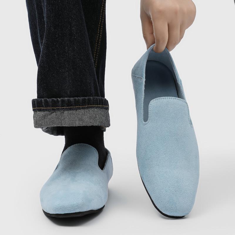 Frühling neue französische Retro schräge quadratische Zehen Pendlerschuhe einfach lässig Ein-Pedal flache Paar Einzelschuhe 8912