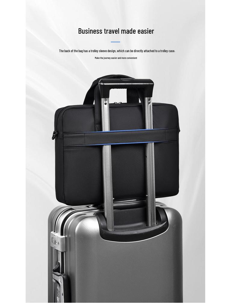 Stilvolle Herren-Umhängetasche & Damen-Pendler-Laptop-Handtasche - Wasserdichte Aktentasche