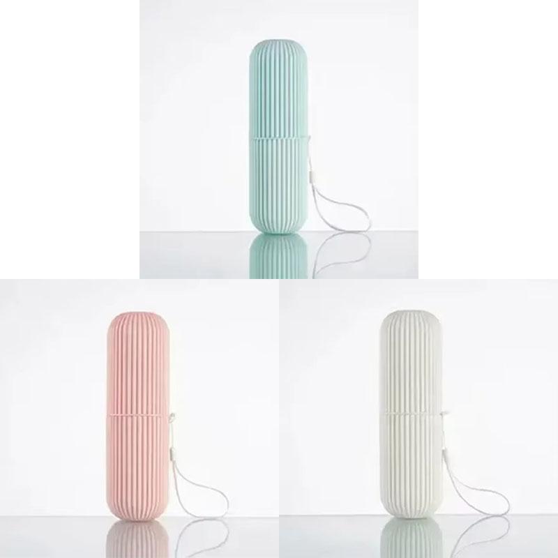 1/2/3/S Portable Toothbrush Cup Bathroom Toothpaste Holder Storage Case Box Organizer Travel Toiletries Storage Cup