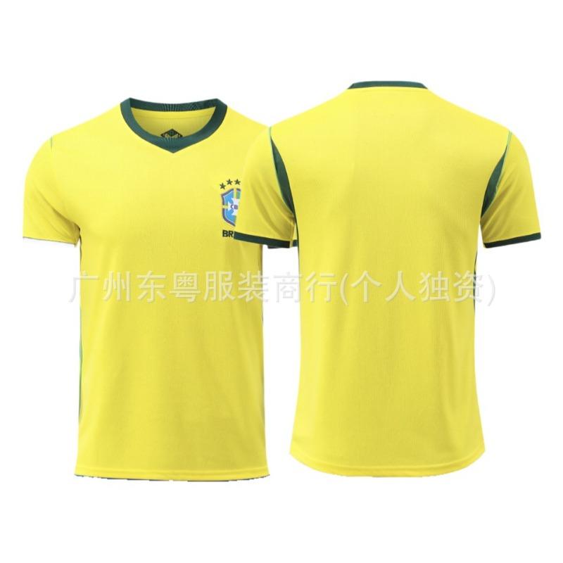 New Bar West Argentina Portugal Teeth France Belgium Jersey Adult Football Suit Club Short Sleeve T-Shirt