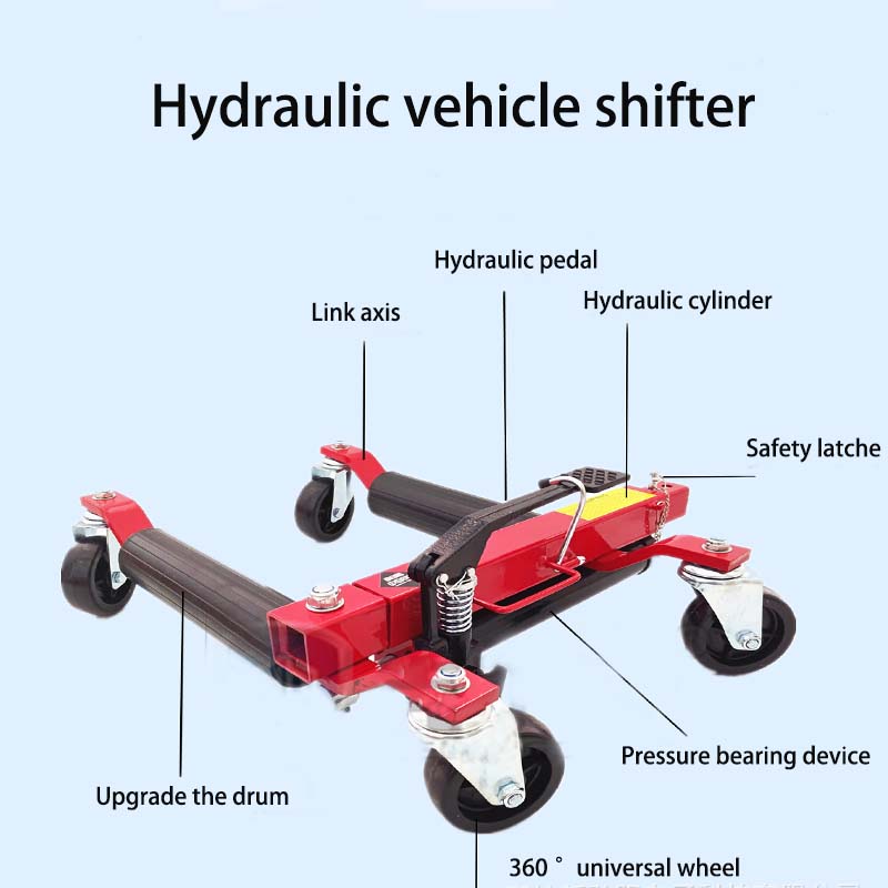 Wheel Dolly Hydraulic Car Dolly Tire Skate 1500LBS/680KG Jacks With Rotating Wheel for Vehicle SUV Car Auto Repair Moving